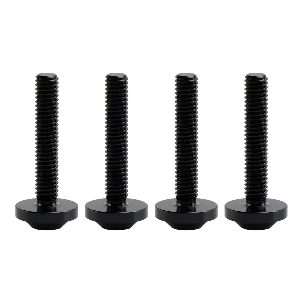 4x ALU Black Decorative Windshield Screws For Road Glide FLTR FLTRX 2015-2023