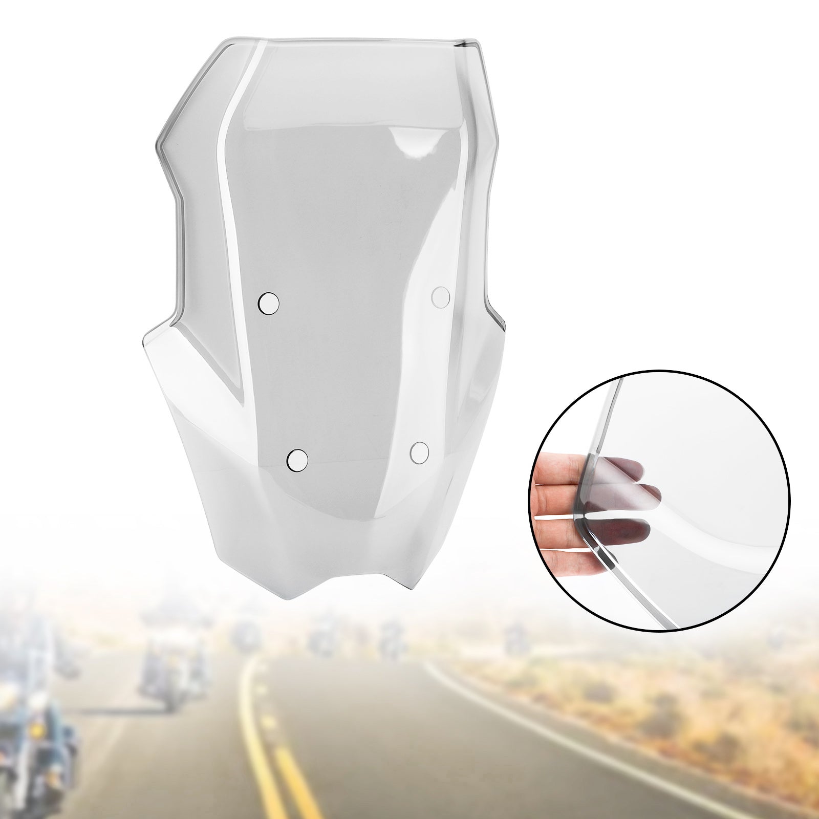 ABS Plastic Motorcycle Windshield WindScreen fit for BMW C400X 2018-2021