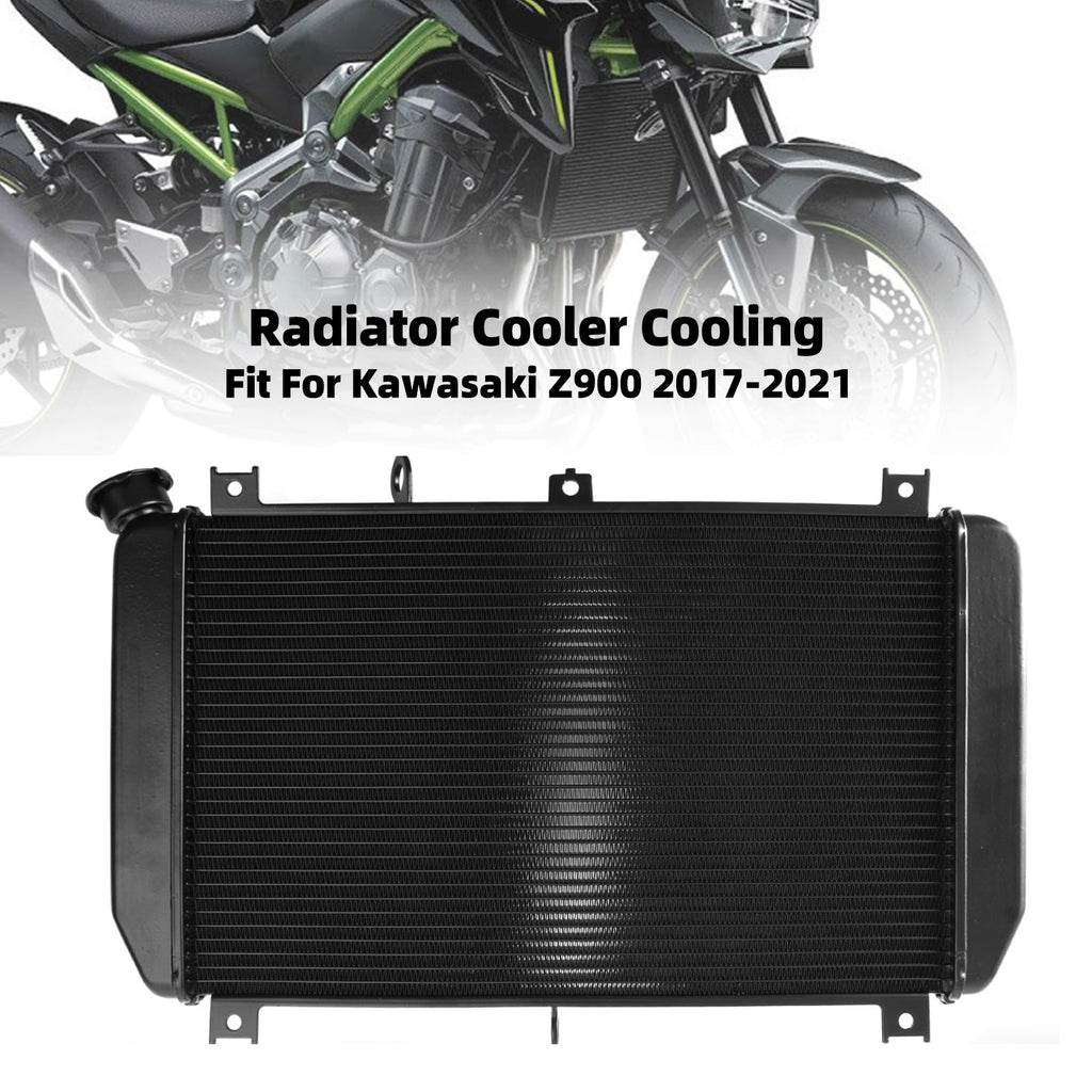 Aluminum Radiator Cooler Cooling Fit For Motorcycle Kawasaki Z900 2017-2025