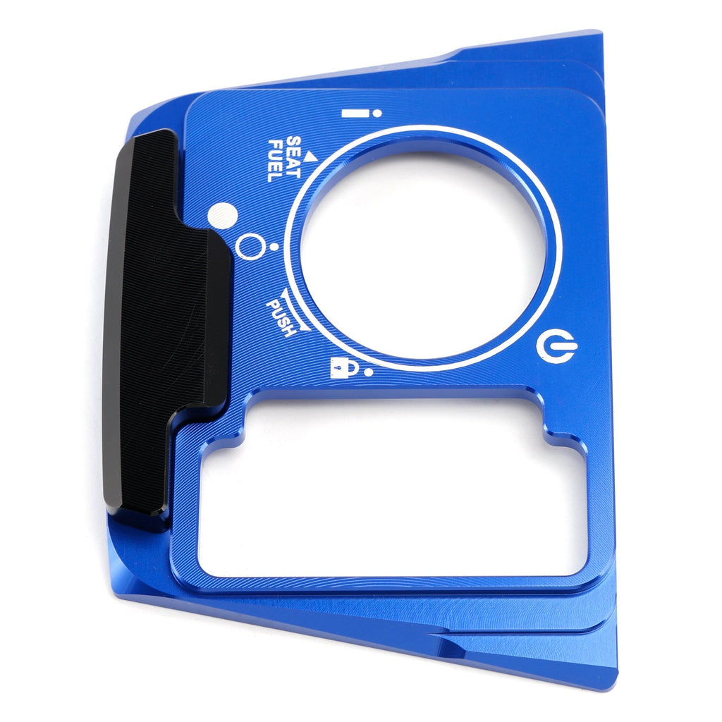 Aluminum Key Cylinder Cover Blue For Honda NSS 350 Forza 350 300 2018-2023