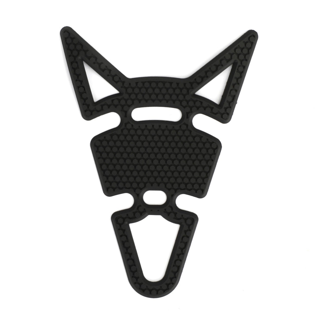 3D Rubber Motorcycle Tank Pad Protector Motorbike Spine Sticker "Cat ears" Look