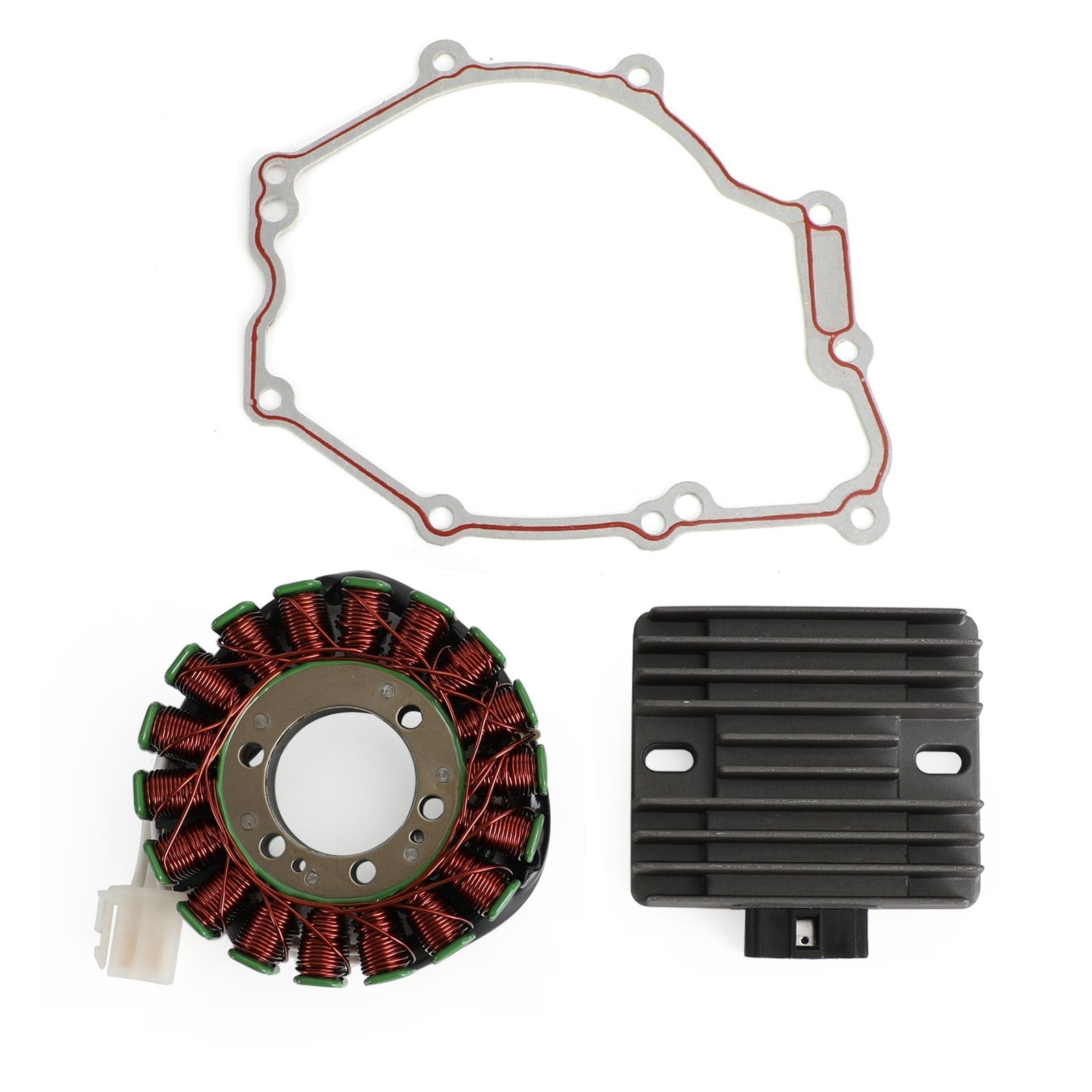 Yamaha YZF R6 YZF-R6 R6S 2003-2005 Magneto Stator+Voltage Rectifier+Gasket
