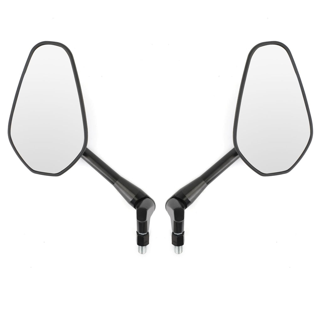 Pair M10 Rearview Mirror for Motorcycle Custom Cruiser Cafe Racer UNIVERSAL