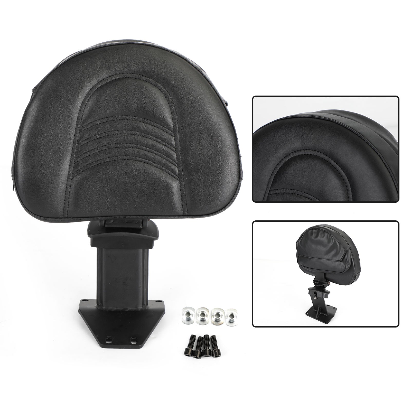 Black Driver Backrest fit for Honda Goldwing 1800 GL1800 2018-2020