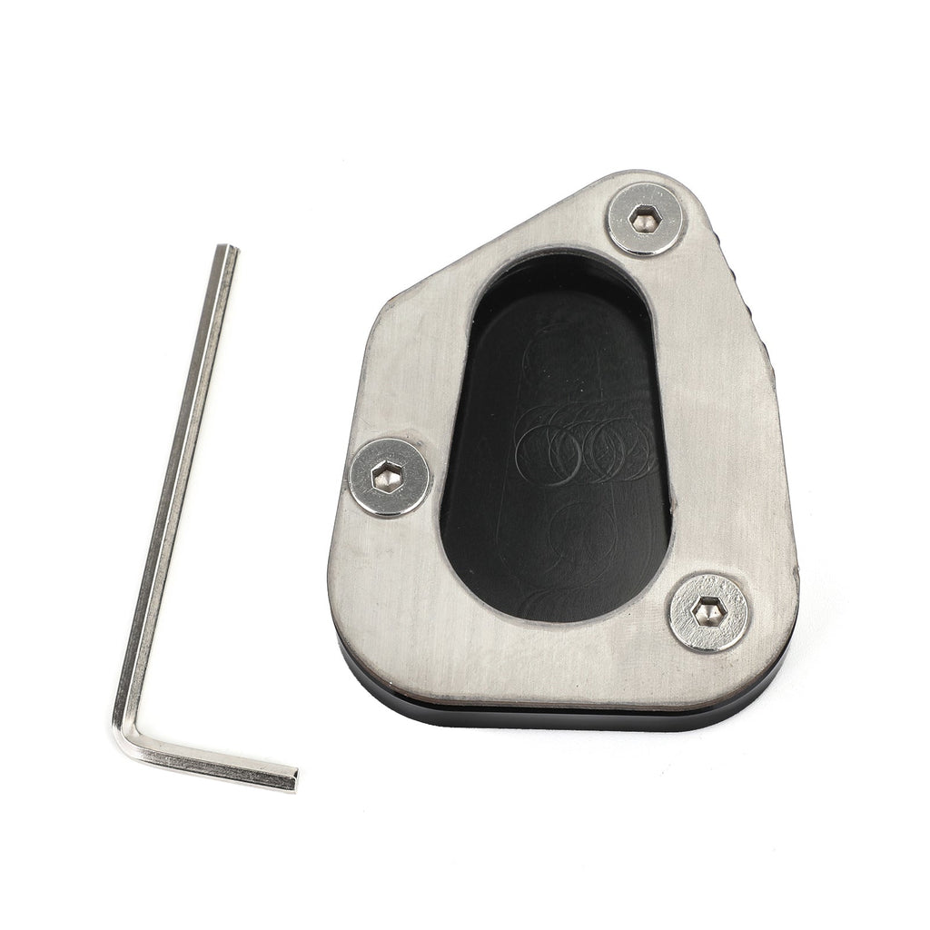Kickstand Sidestand Enlarge Plate Pad fit for YAMAHA FJR1300 2006-2017 Black