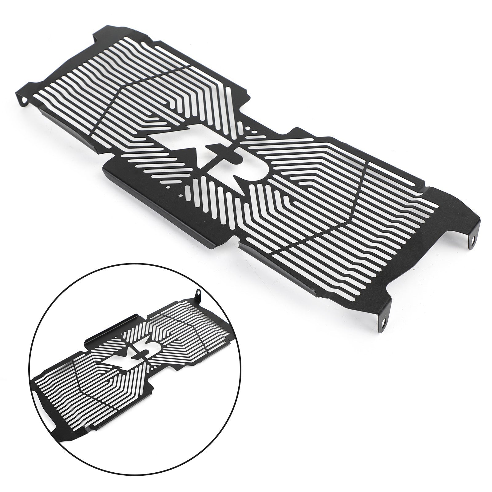 Black Radiator Guard Cover Fit for BMW R1200RS R1250RS R1200R 15-20 Black Genenic