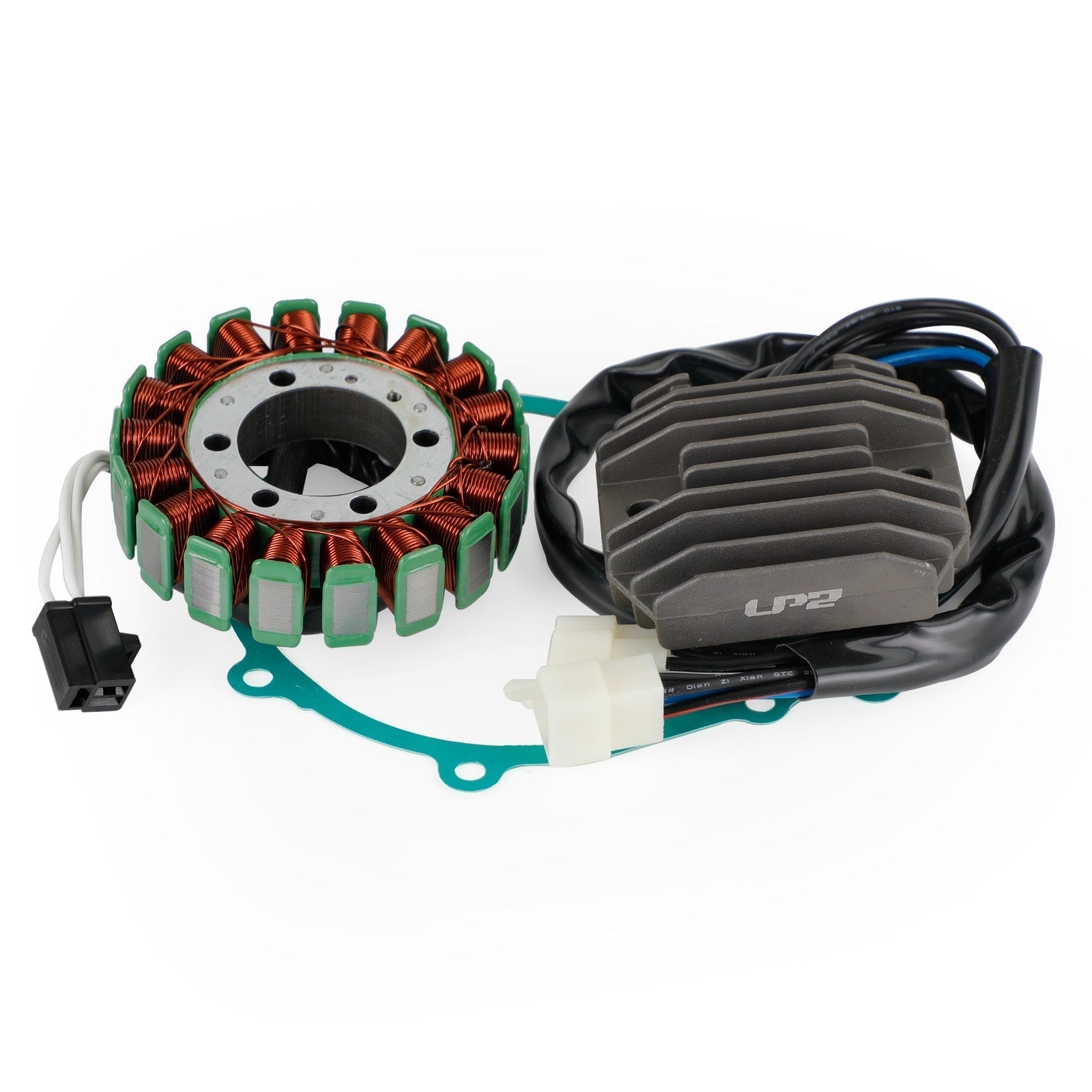 Generator Stator Regulator Rectifier Gasket For Kawasaki Ninja ZX6R ZX6RR 05-06 Fedex Express