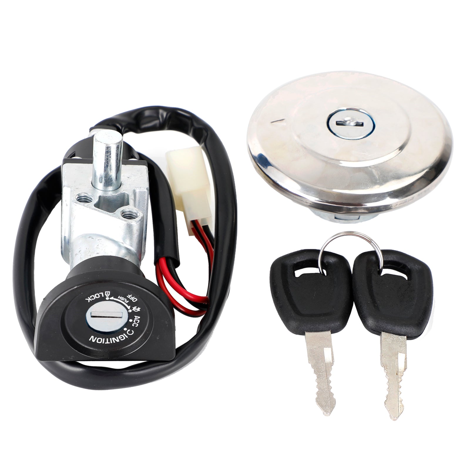 IGNITION SWITCH FUEL TANK CAP LOCK SET KEY For STREET XG500 XG750 XG750A 14-20