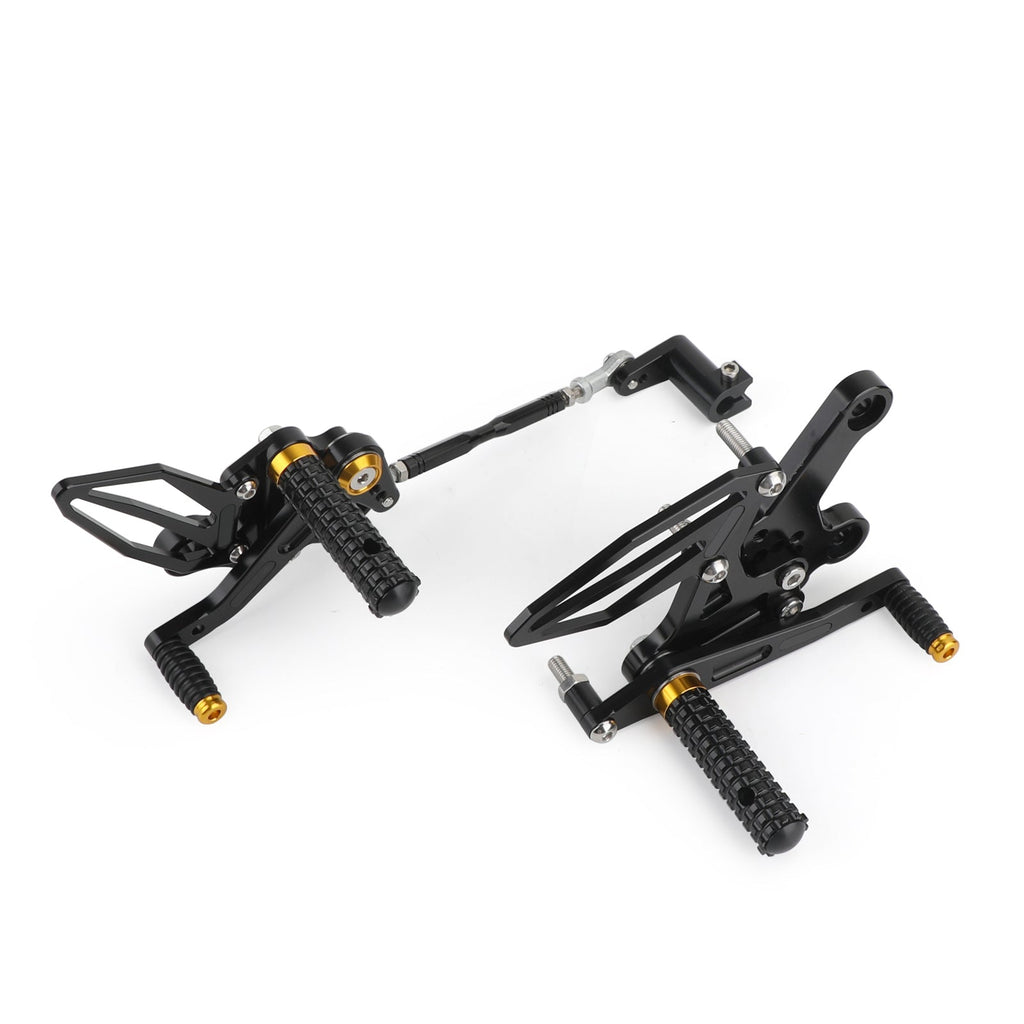 Rearsets Adjustable Foot Pegs Rest Fit for Kawasaki Ninja 250/400 2018-2022