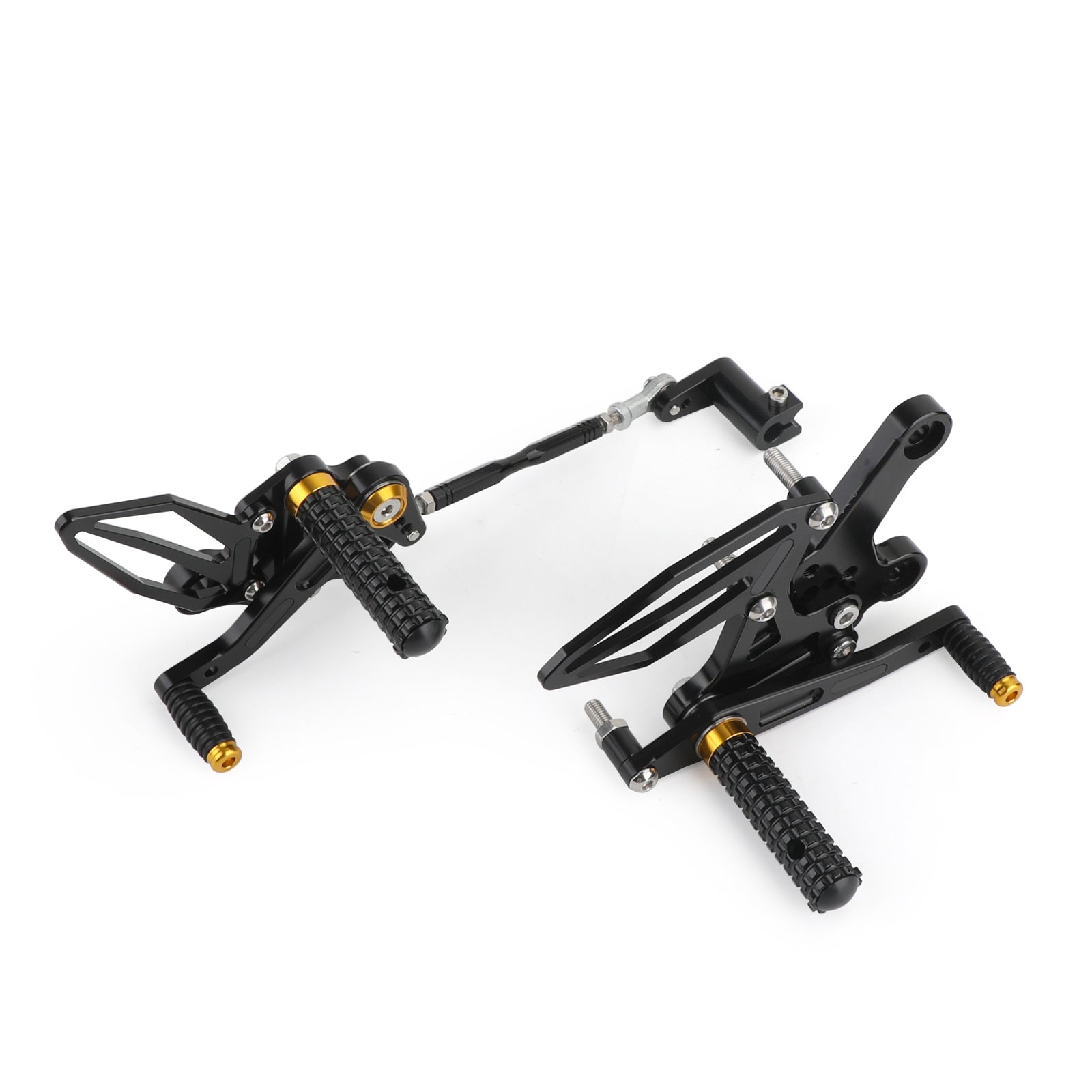 Rearsets Adjustable Foot Pegs Rest Fit for Kawasaki Ninja 250/400 2018-2022