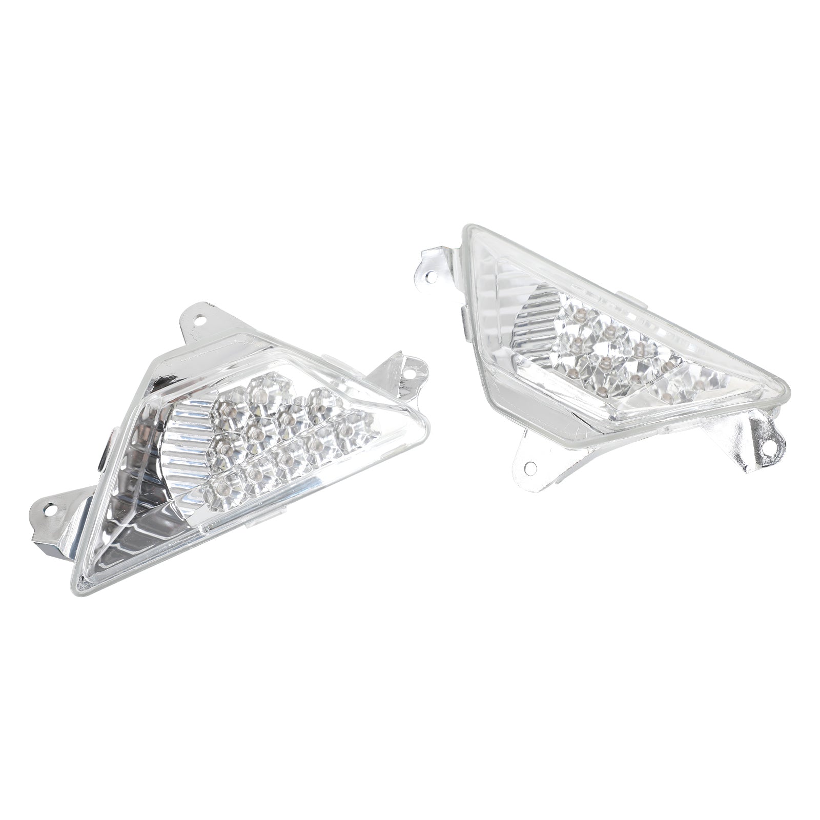 LED Front Turn Signal Light For KAWASAKI NINJA 250 300 400 650 1000 ZX6R Smoke