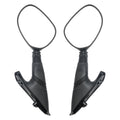 BLACK PAIR of REAR VIEW MIRRORS FOR PIAGGIO X9 125/180/200/250/500 2000-2003
