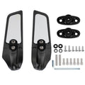 Swivel Wing Fin Rearview Mirrors For Honda CBR 250 500 600 900 929 954 1000 RR