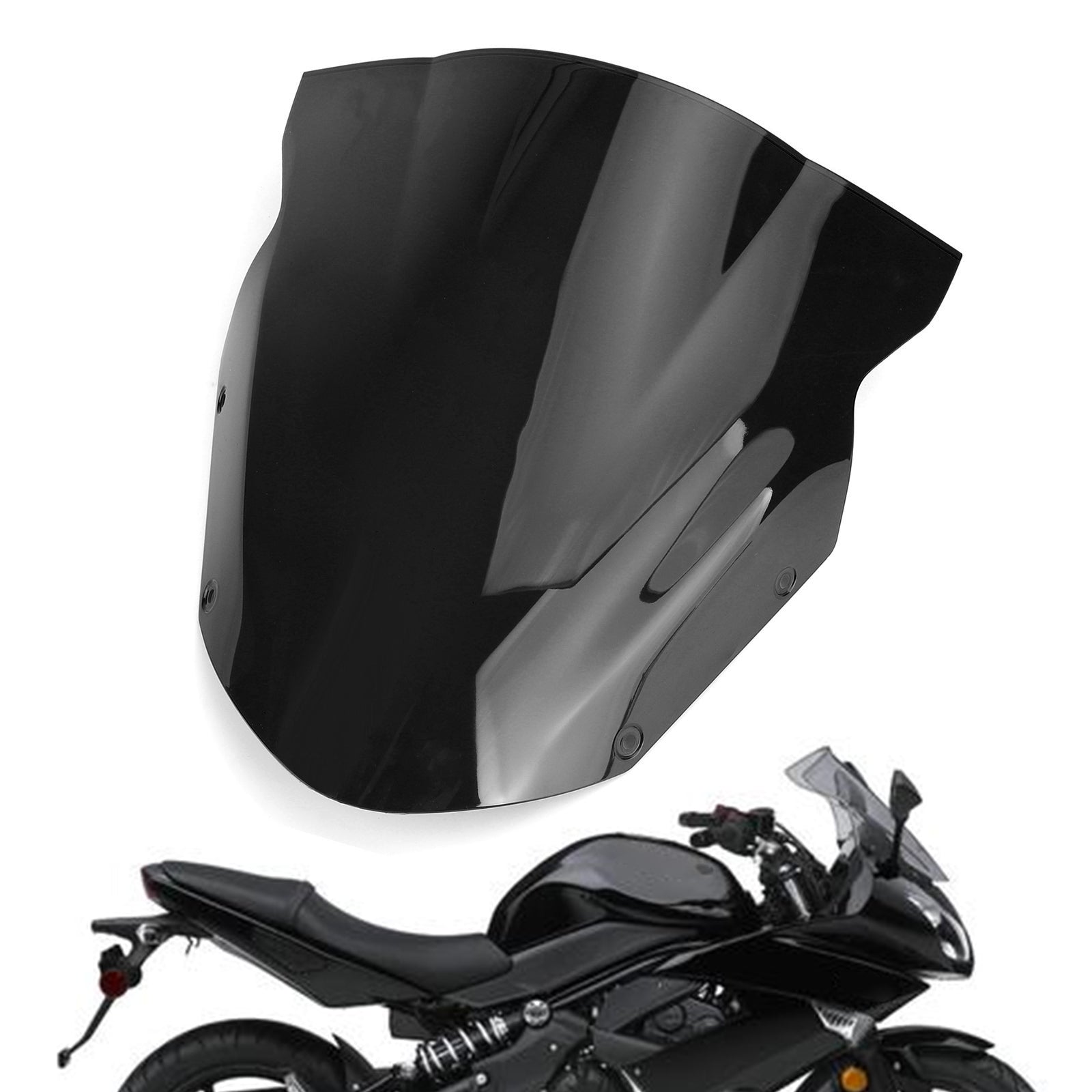 Windshield Windscreen Wind Protector for Kawasaki Ninja 650 ER6F 2009-2011