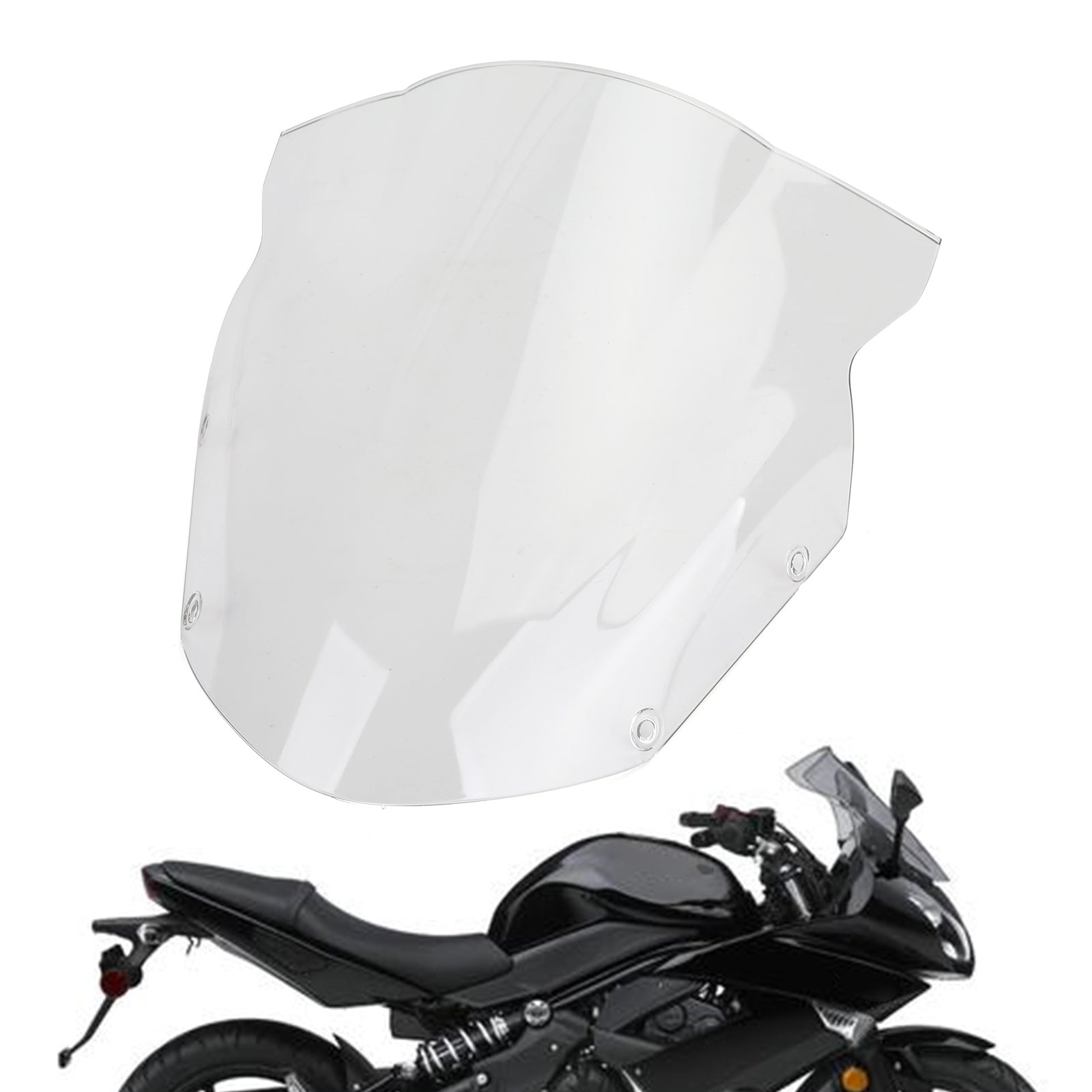 Windshield Windscreen Wind Protector for Kawasaki Ninja 650 ER6F 2009-2011