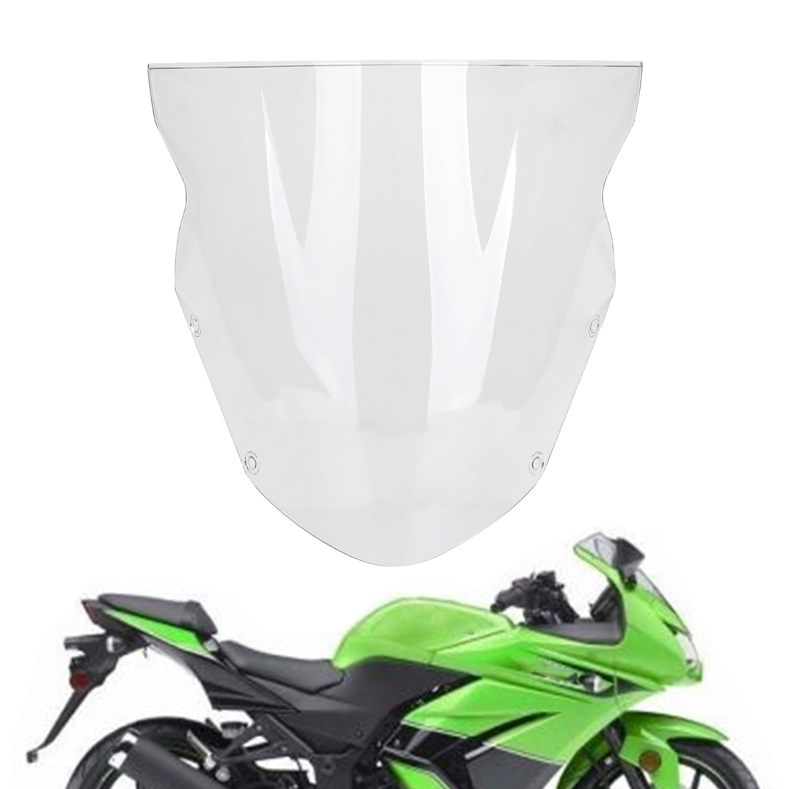 Windshield Windscreen Wind Protector for Kawasaki Ninja 650 ER6F 2009-2011