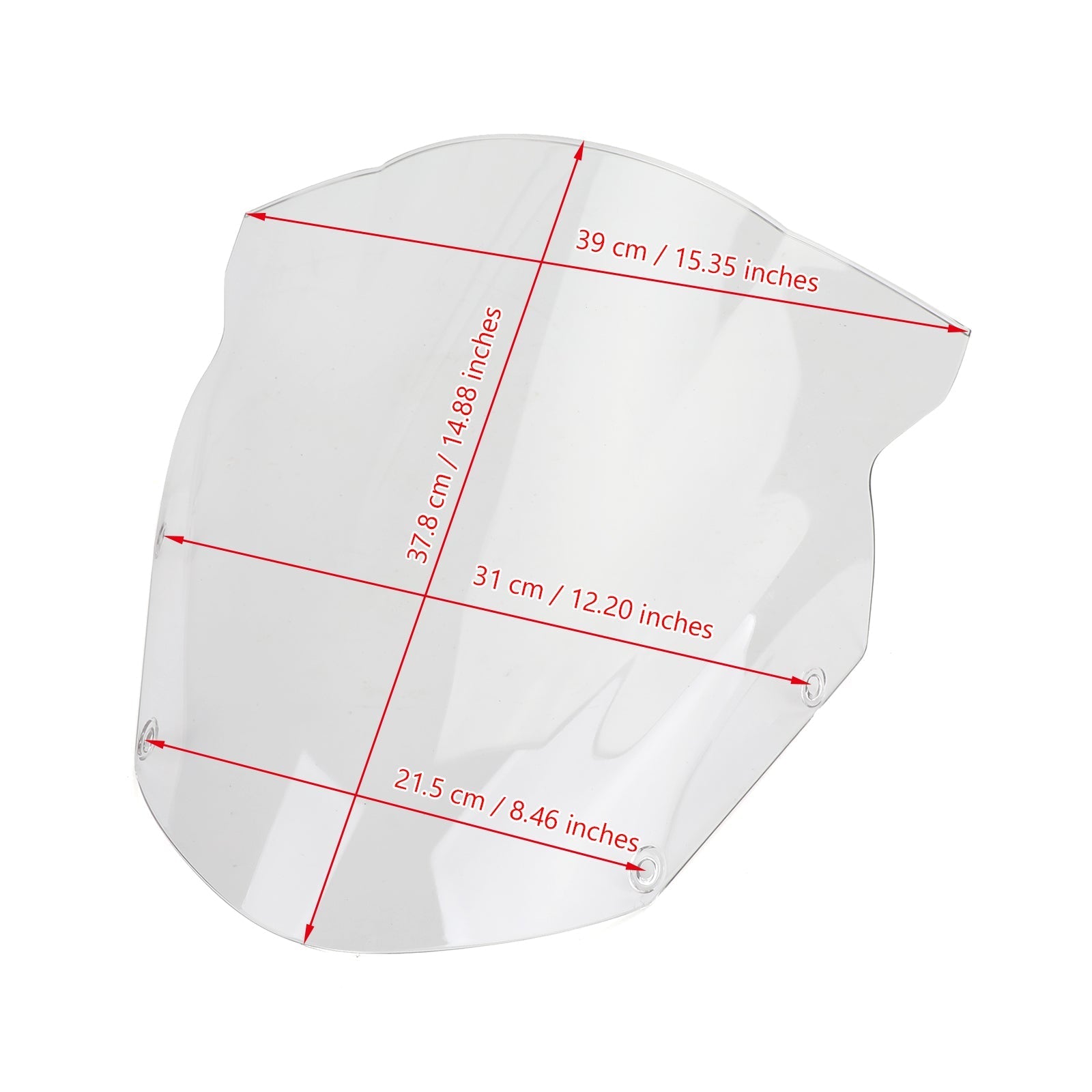 Windshield Windscreen Wind Protector for Kawasaki Ninja 650 ER6F 2009-2011