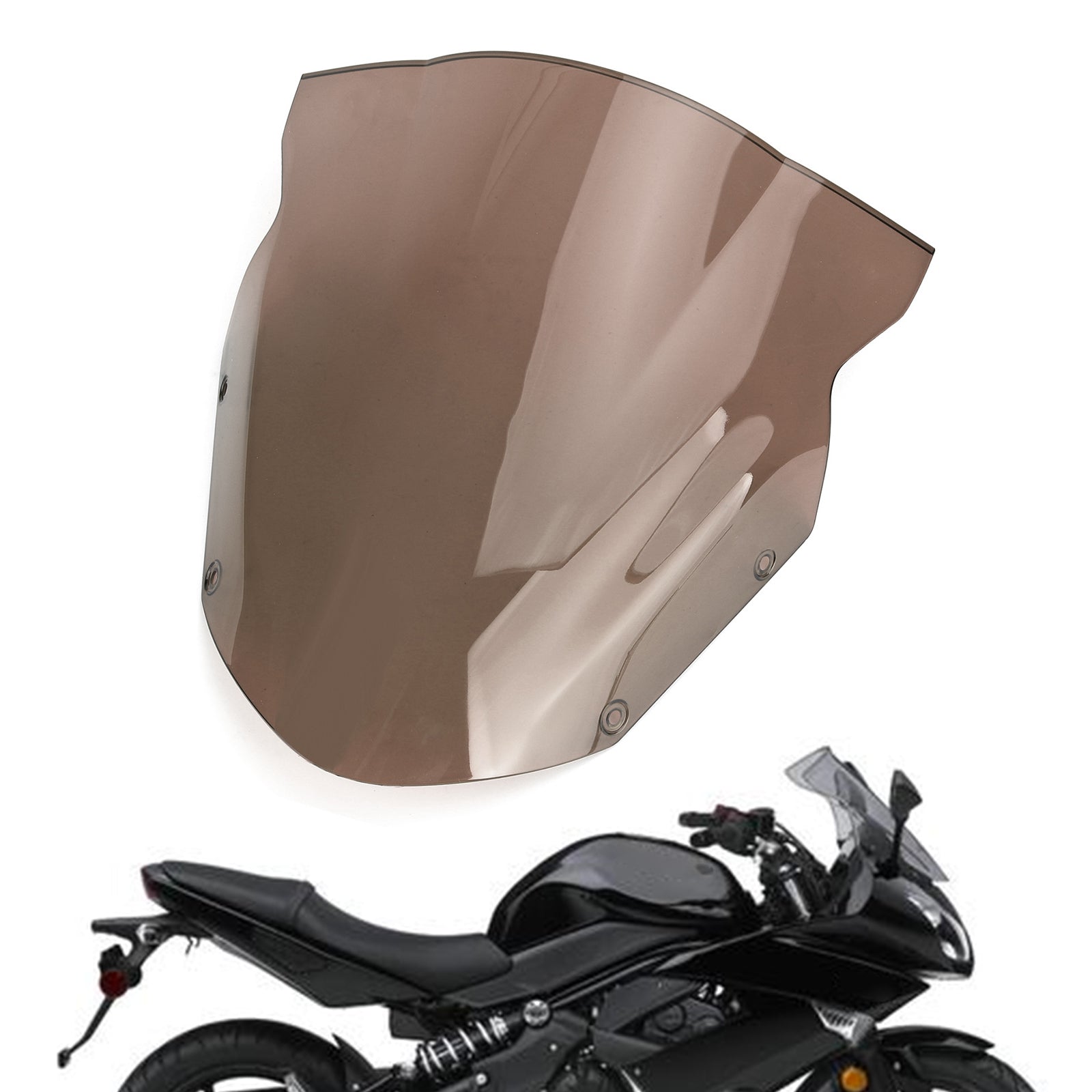 Windshield Windscreen Wind Protector for Kawasaki Ninja 650 ER6F 2009-2011