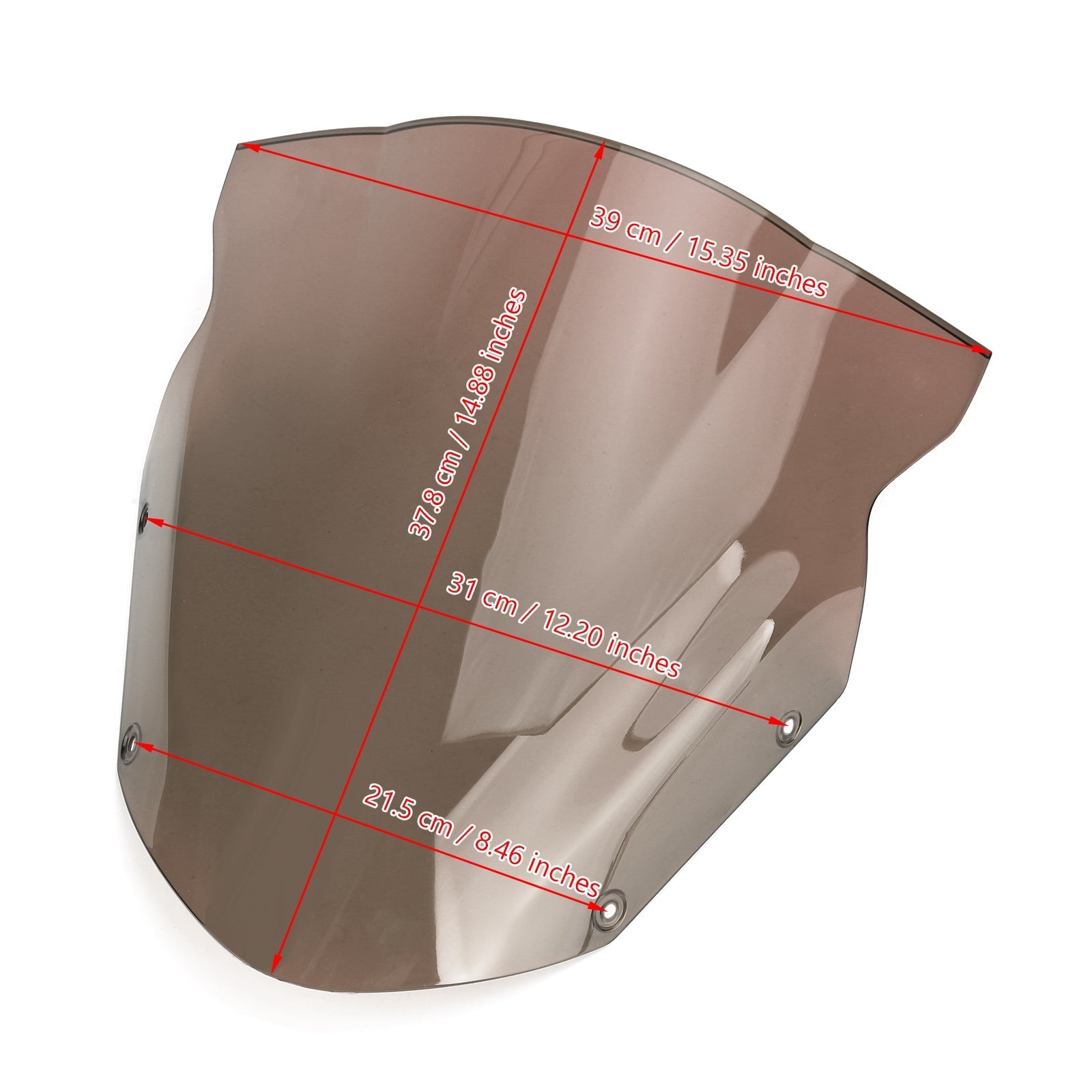 Windshield Windscreen Wind Protector for Kawasaki Ninja 650 ER6F 2009-2011