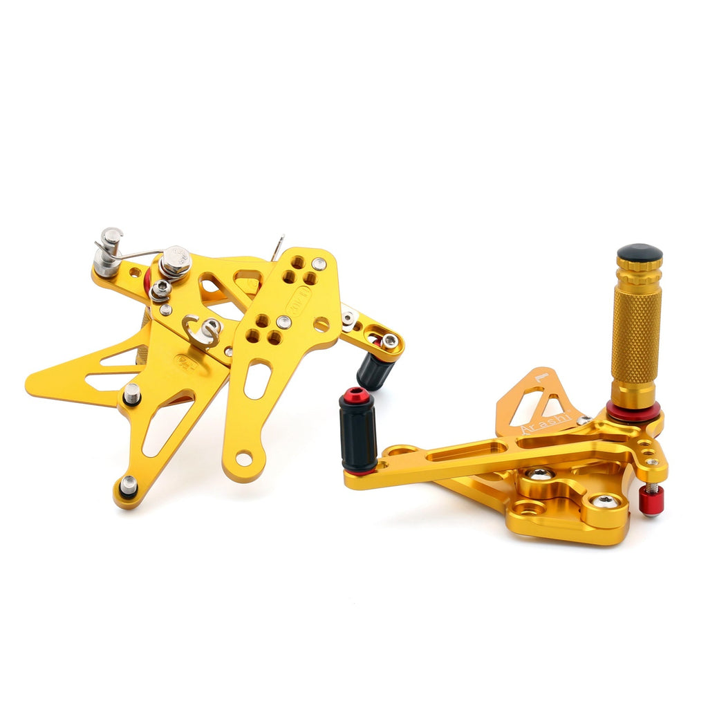 CNC Adjustable Rearsets Rear Set Foot pegs For 2010-2017 Kawasaki Z1000