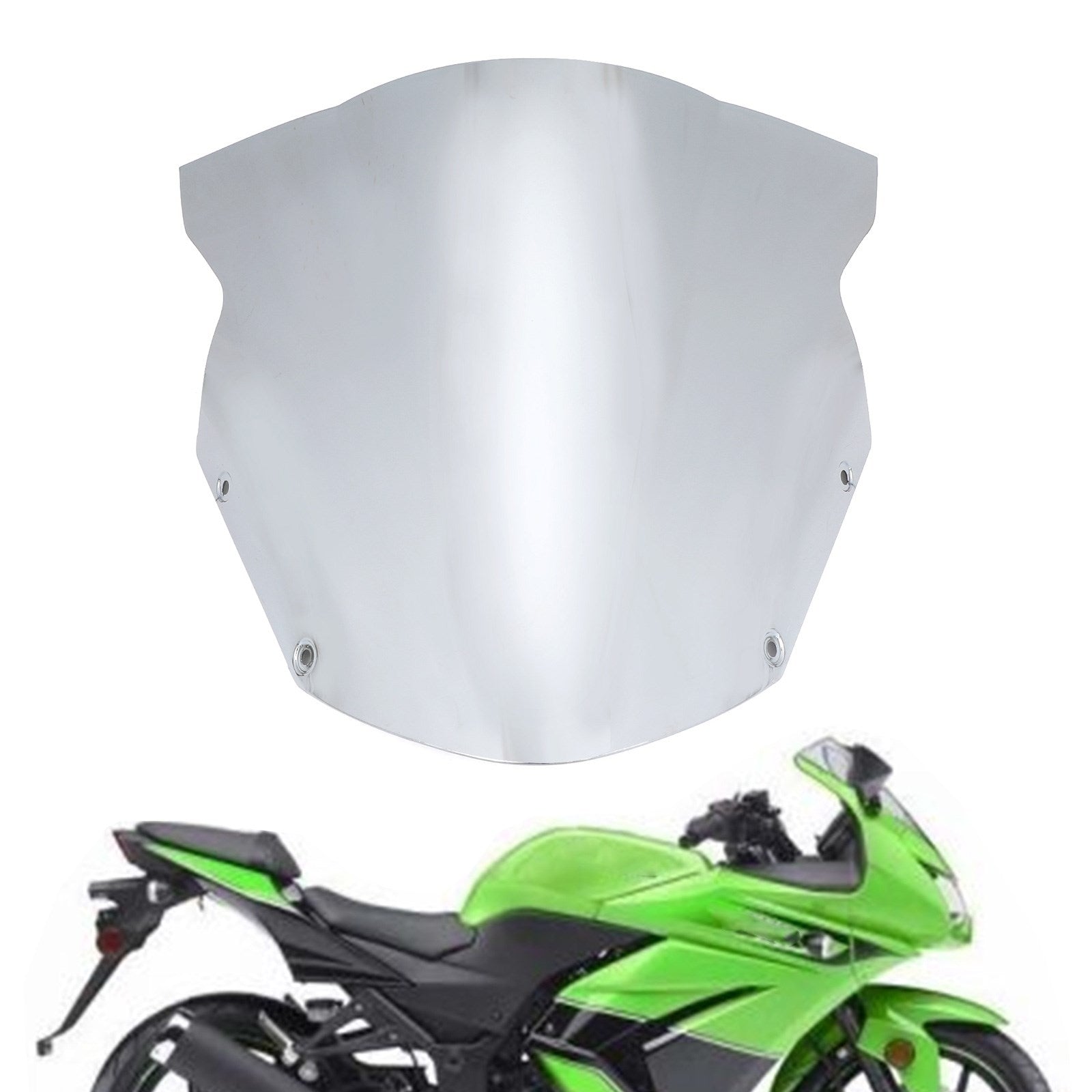 Windshield Windscreen Wind Protector for Kawasaki Ninja 650 ER6F 2009-2011