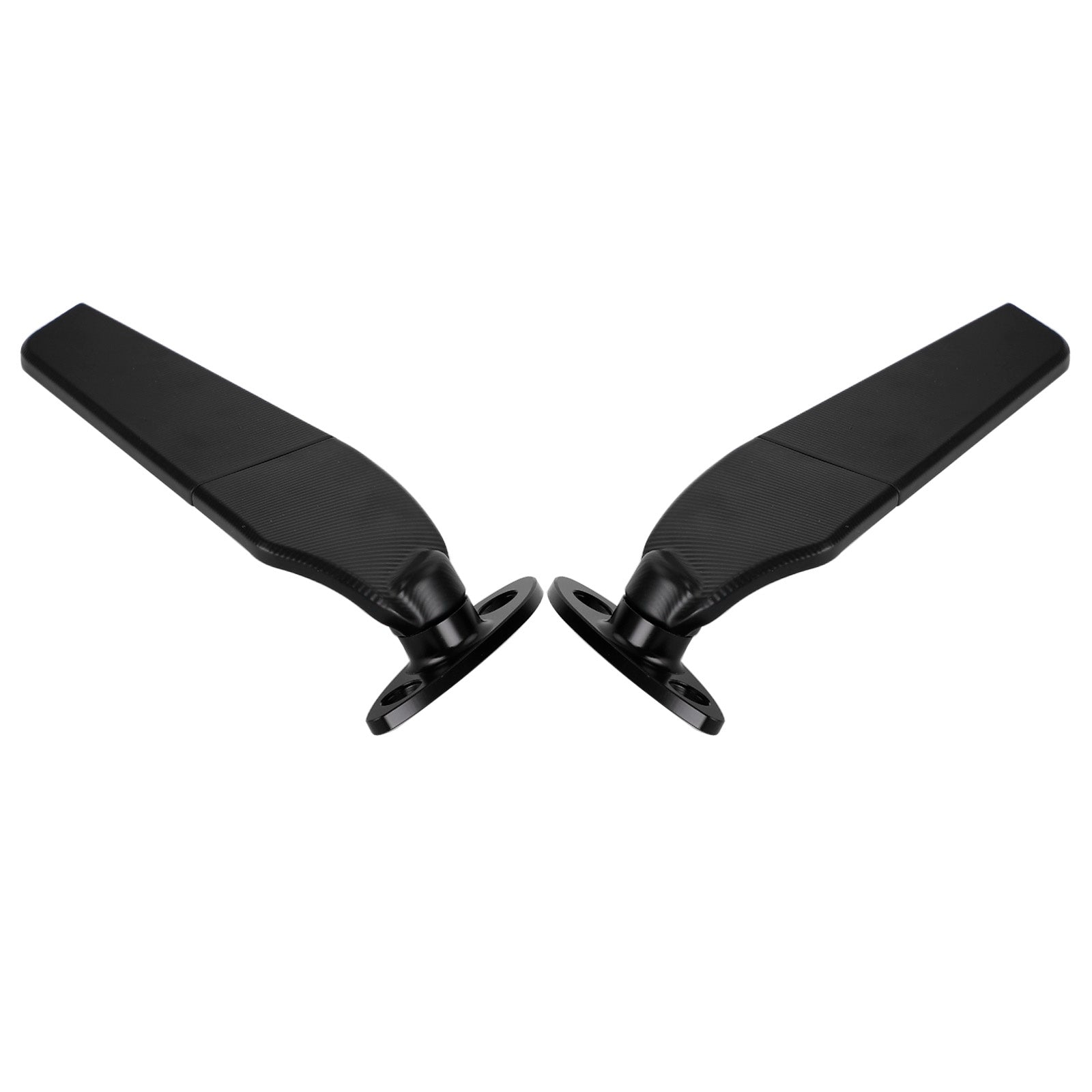 Wing Fin Spoiler Side Rearview Mirrors For Kawasaki ZX-6R Ninja ZX6R 650 01-21