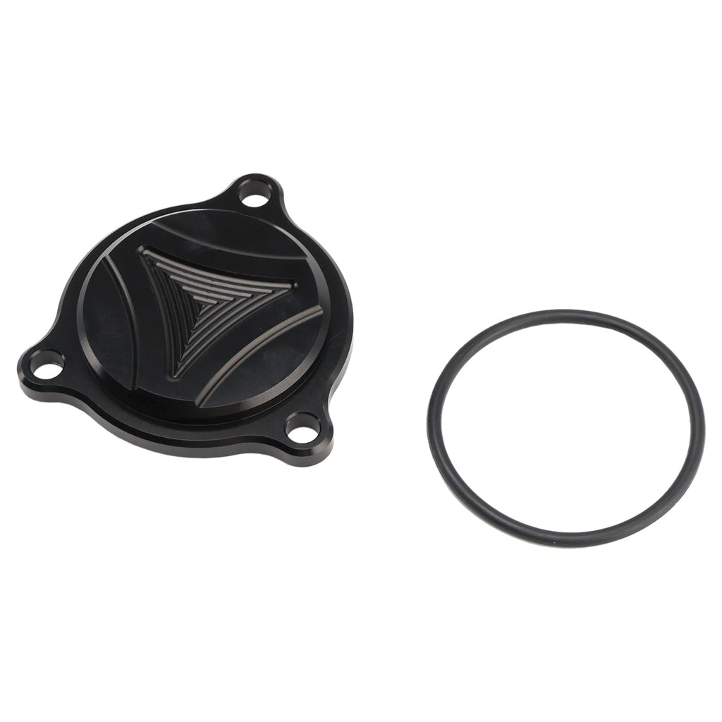 Engine Oil Filter Cover Black For Suzuki LTZ400 LTR450 DRZ400/400E/400S/400SM