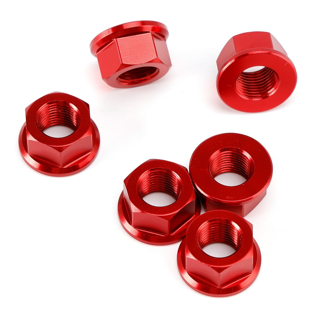 6x Rear Sprocket Nuts M10 x 1mm For Ducati Panigale V2 V4 V4S 1199 1299 12-24