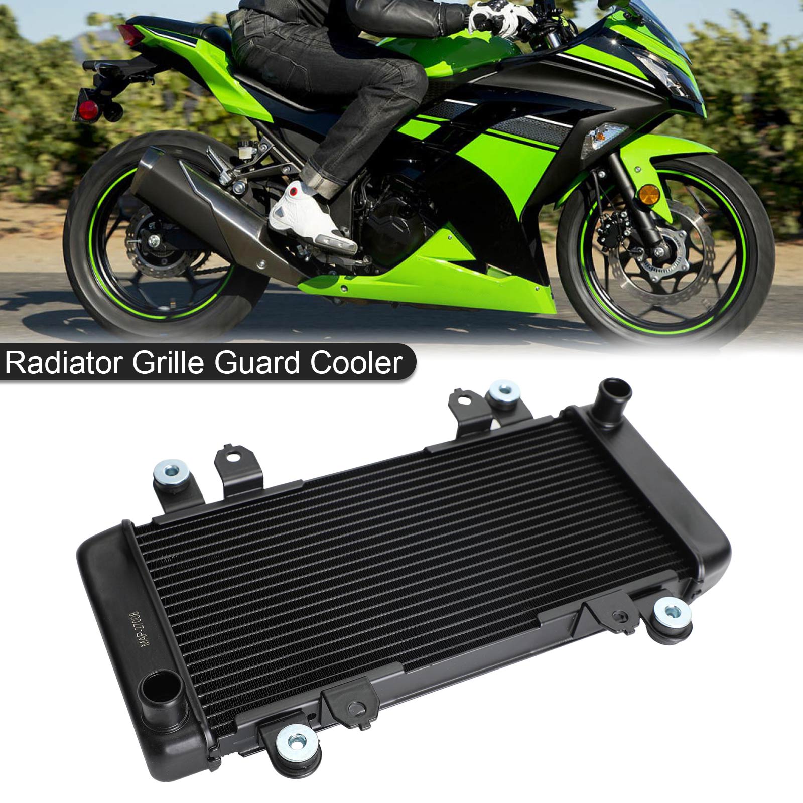 Radiator Guard Cooler Cooling For KAWASAKI NINJA 300 EX300 EX 300 2013-2017