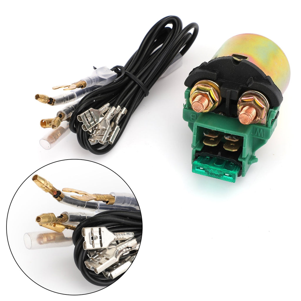 Starter Solenoid Relay Switch For KAWASAKI EX250 NINJA 250R 1986-2012 CON CABLES
