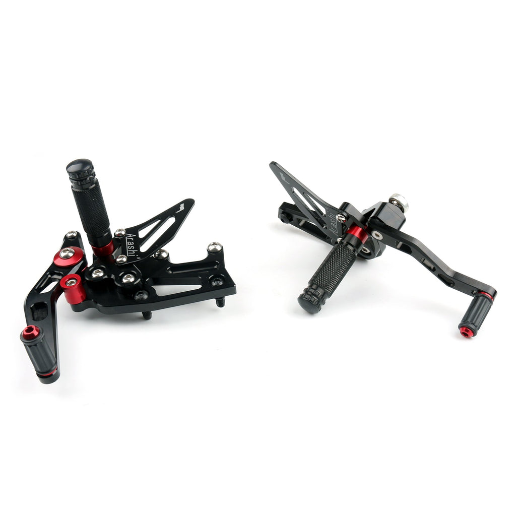 CNC Adjustable Rearsets Footpeg Fit 2011-2015 Triumph Speed Triple 1050 EFI