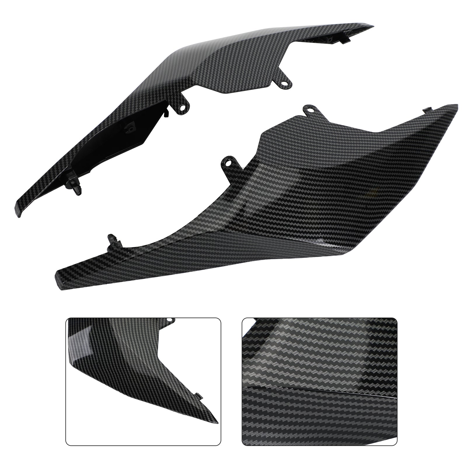 Rear Tail Side Seat Panel Trim Fairing Cowl Cover for Honda CB650R/CBR650R 2019-2023