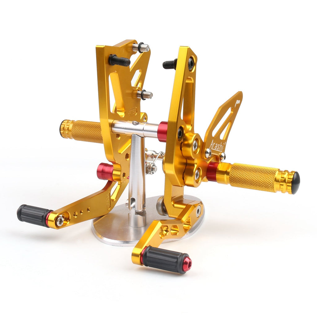 CNC Adjustable Rearsets Footpeg Fit 2011-2015 Triumph Speed Triple 1050 EFI