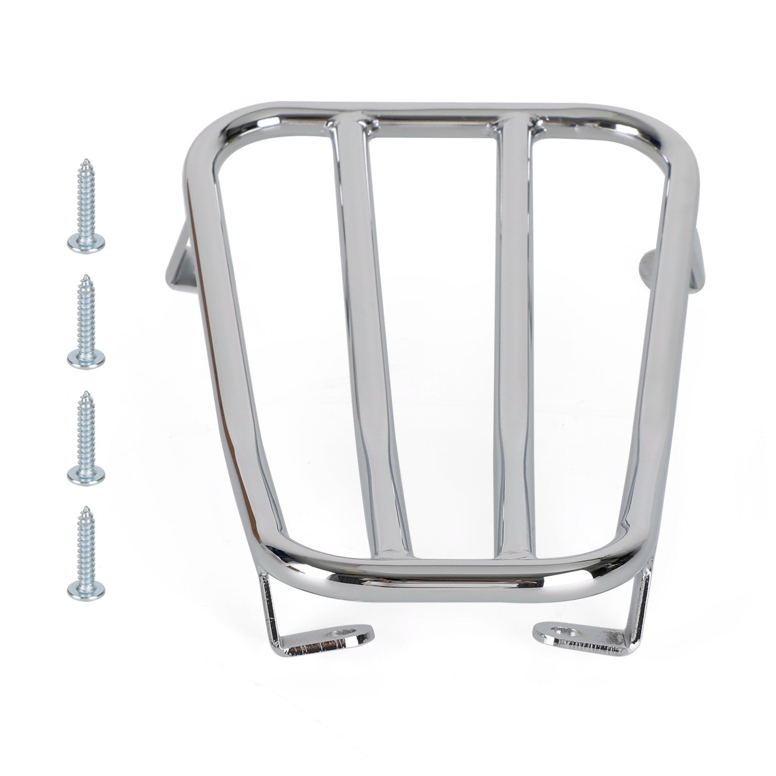 CHROME-PLATED FLOOR BOARD LUGGAGE CARRY SUPPORT RACK FOR VESPA GTS GTV GTL GT