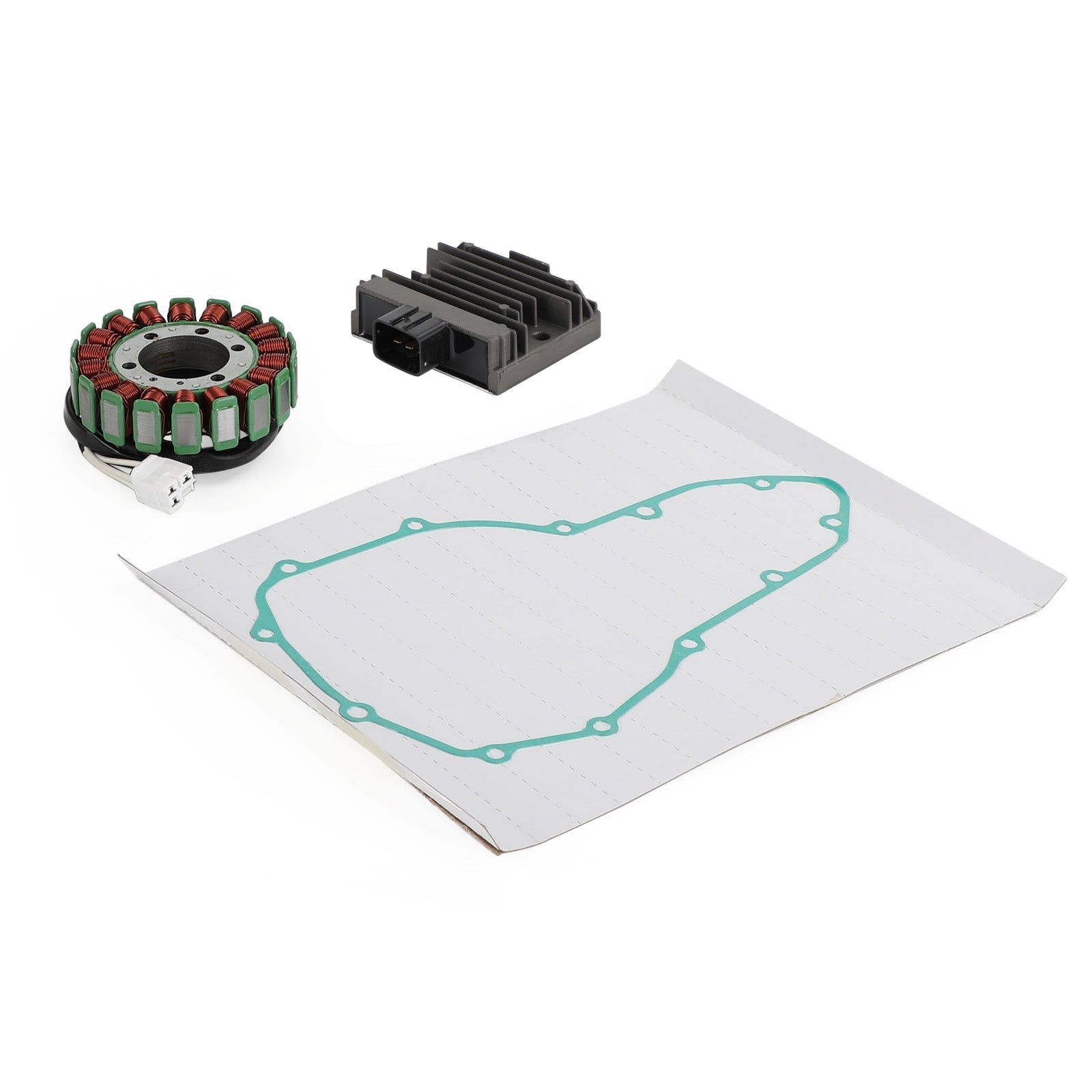 Magneto Stator+Voltage Rectifier+Gasket For Kawasaki 17-21 Z650 Ninja/Versys 650