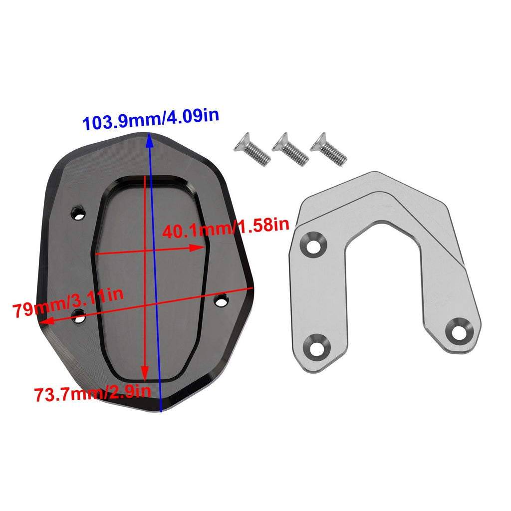 Kickstand Enlarge Plate Pad fit for Ducati Scrambler 800 2015-2019