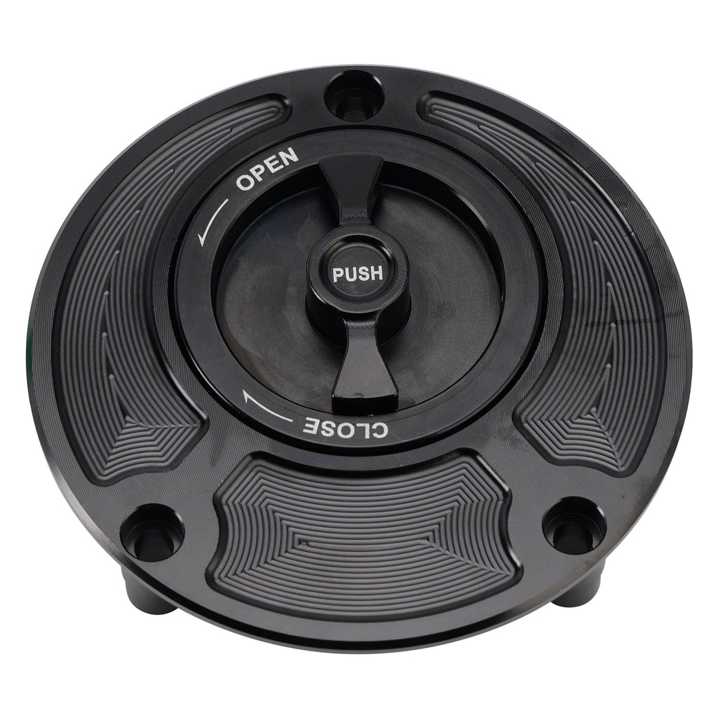 CNC Black Keyless Fuel Filler Cap For Yamaha FZ1 FZ6 FZ8 YZF R1 R6 R3 FZR 750