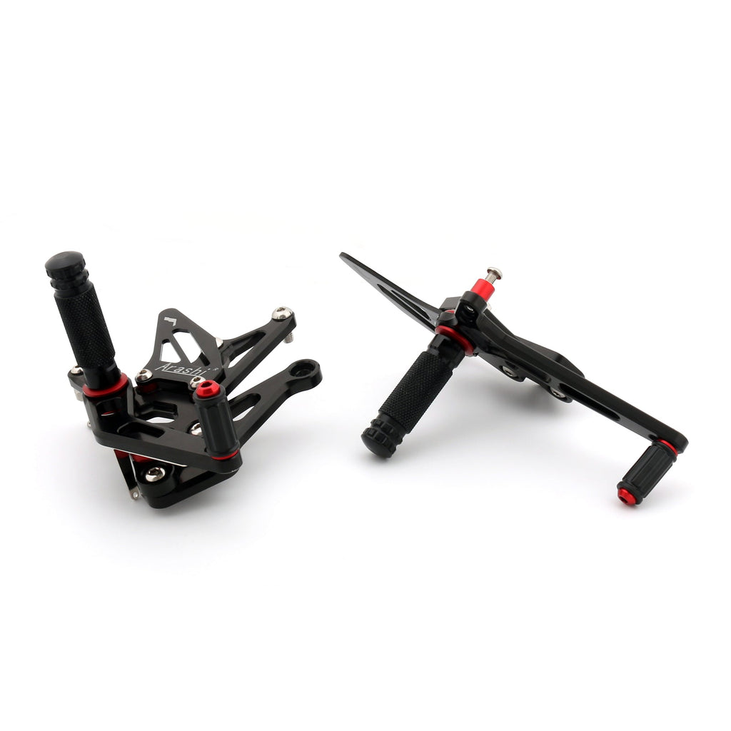 CNC Adjustable Rearsets Rear Set Foot pegs For 2010-2017 Kawasaki Z1000