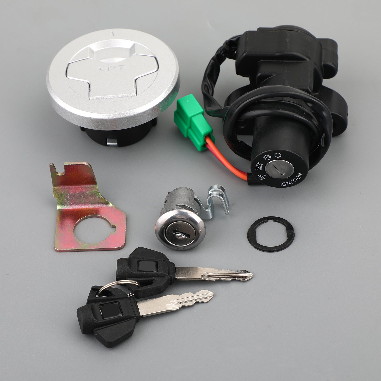 Ignition Switch Fuel Gas Cap Lock Set Fit for Suzuki GSX150 GIXXER155 2016-2018