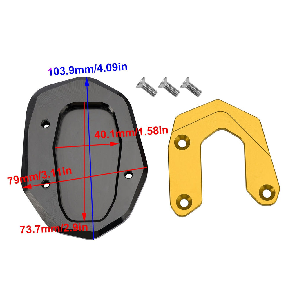 Kickstand Enlarge Plate Pad fit for Ducati Scrambler 800 2015-2019