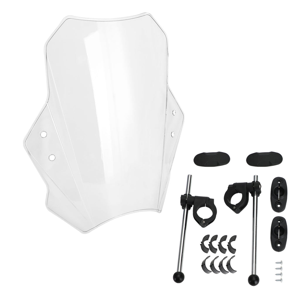Universal Motorcycle Adjustable Wind Screen Windshield 22MM 25MM 28MM Handlebar