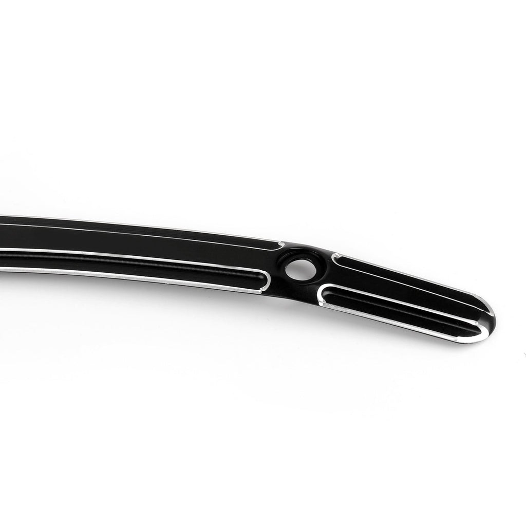Black CNC Windshield Trim For Harley Electra Street Glide 2014-2016