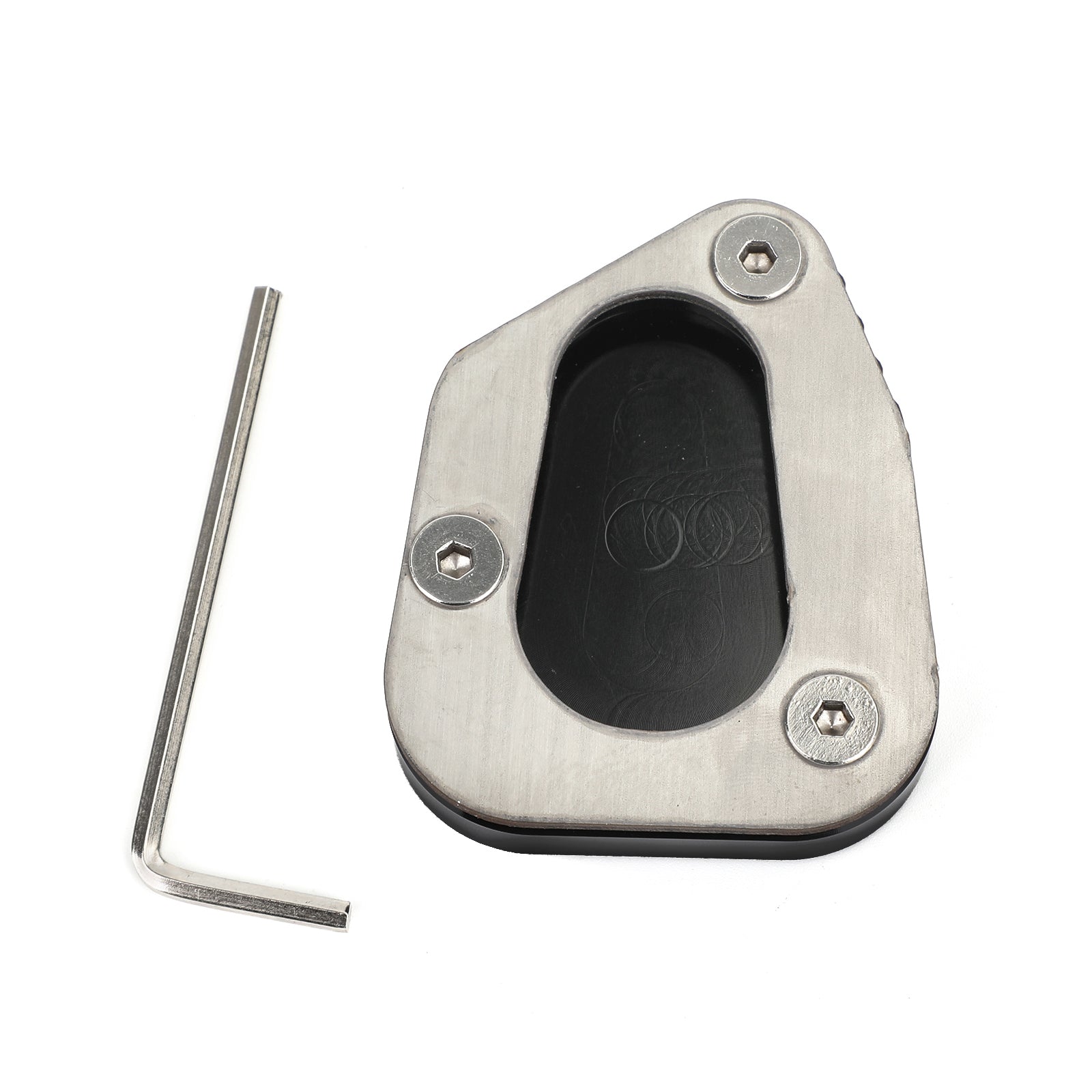 Kickstand Sidestand Enlarge Plate Pad fit for YAMAHA FJR1300 2006-2017 Black
