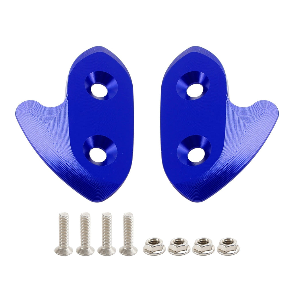 CNC mirror delete blanking block off plates fits YZF-R1 YZF-R1M 2015-2019