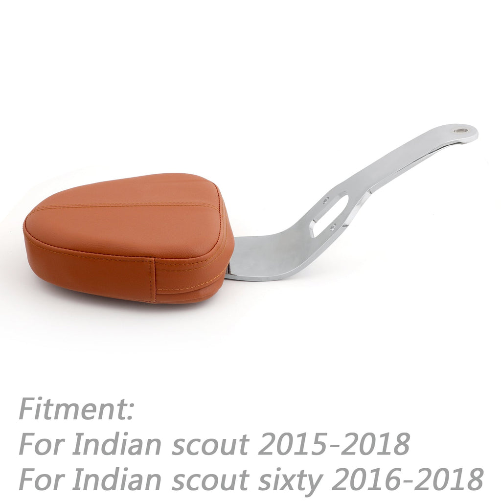Driver Backrest For Indian Scout 2015-2018 Scout Sixty 2016-2018 Black
