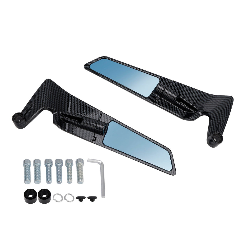 Rearview Winglet Mirrors For Aprilia Tuono 660 Tuono V4 1100 RR Factory 15-25