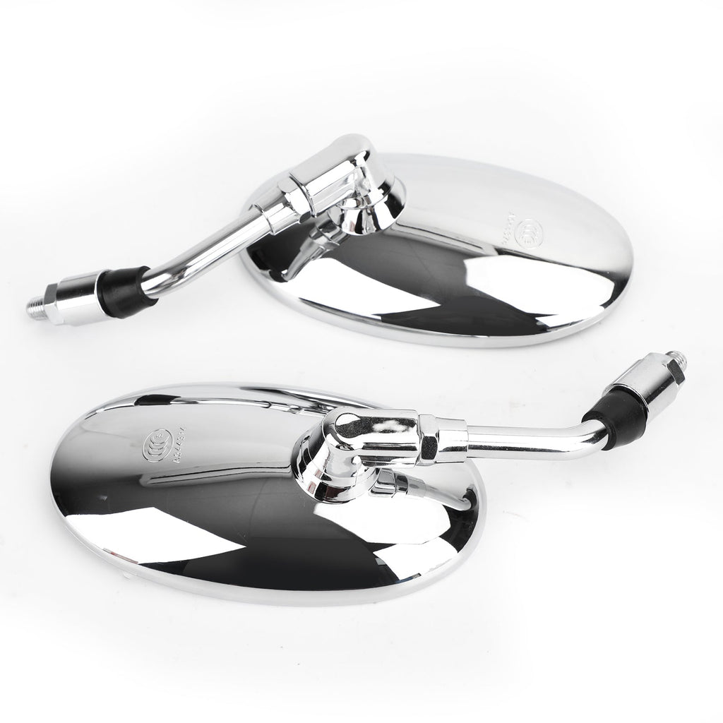 CHROME MIRRORS Fit for Honda VT 400 500 600 700 750 800 1100 Shadow VF750 Magna