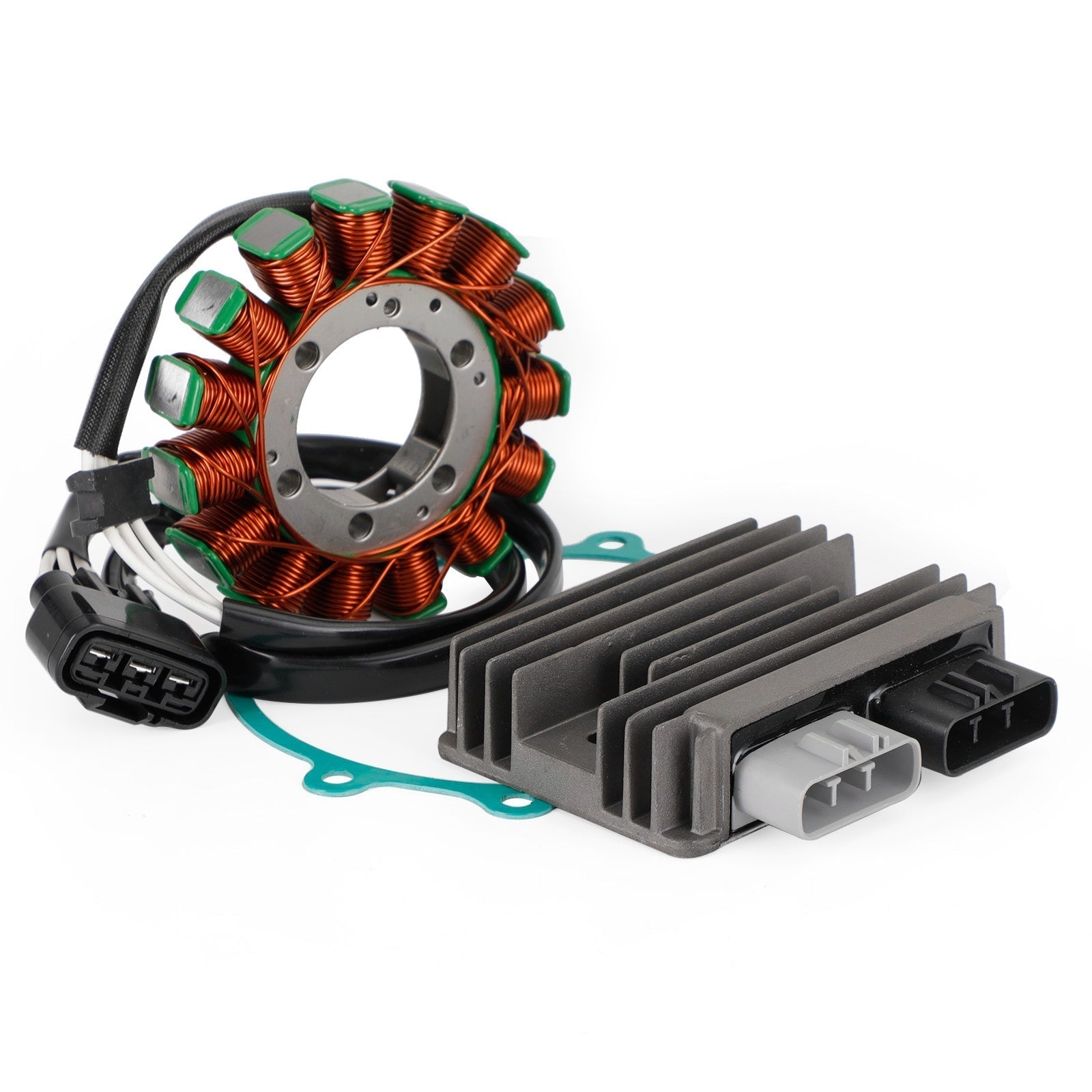 Generator Stator Regulator Rectifier Gasket For Kawasaki ZX10R KRT ZX10RR 16-22 Fedex Express
