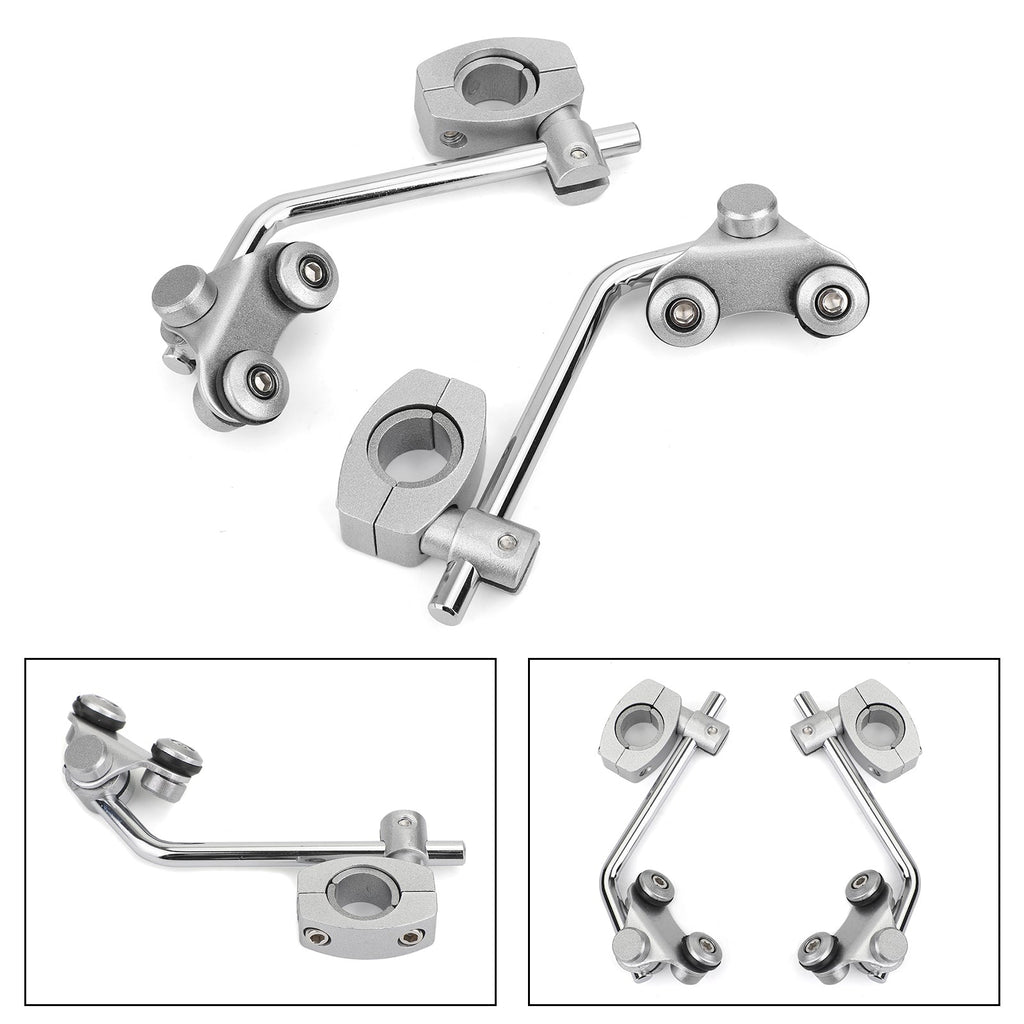 Universal Motorcycle 7/8'' 22mm Standard Handlebar Windshield Bracket Mount Clamp