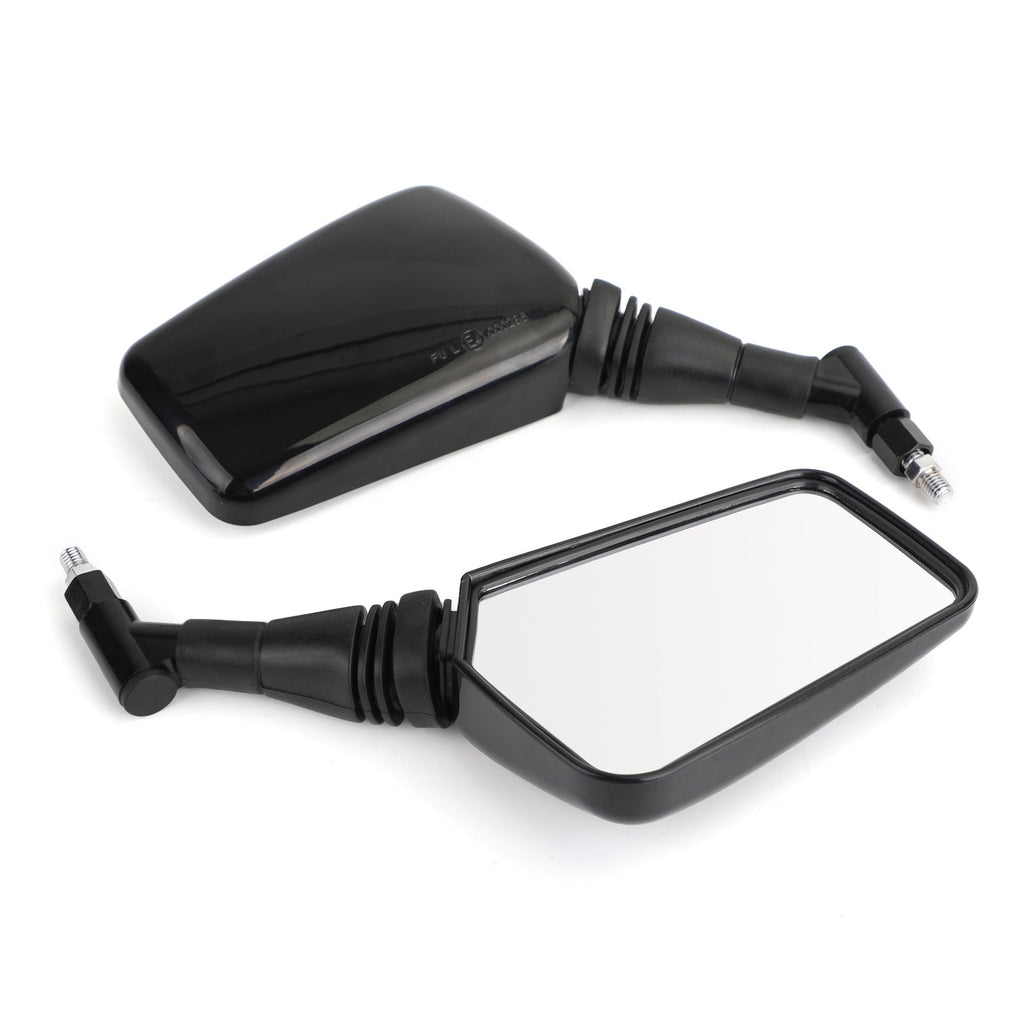 PAIR MIRRORS NEW Black Left Right Mirror 8MM 10MM For Motorcycle Motorbike
